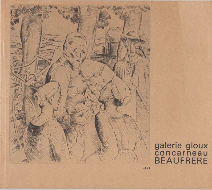 Beaufrère catalogue 1979 éditions Galerie Gloux