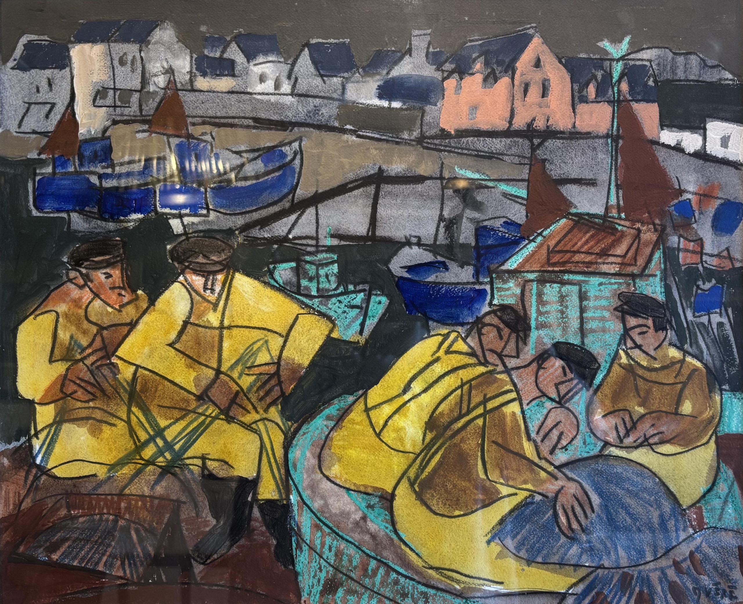 Quéré René « Marins à Douarnenez »