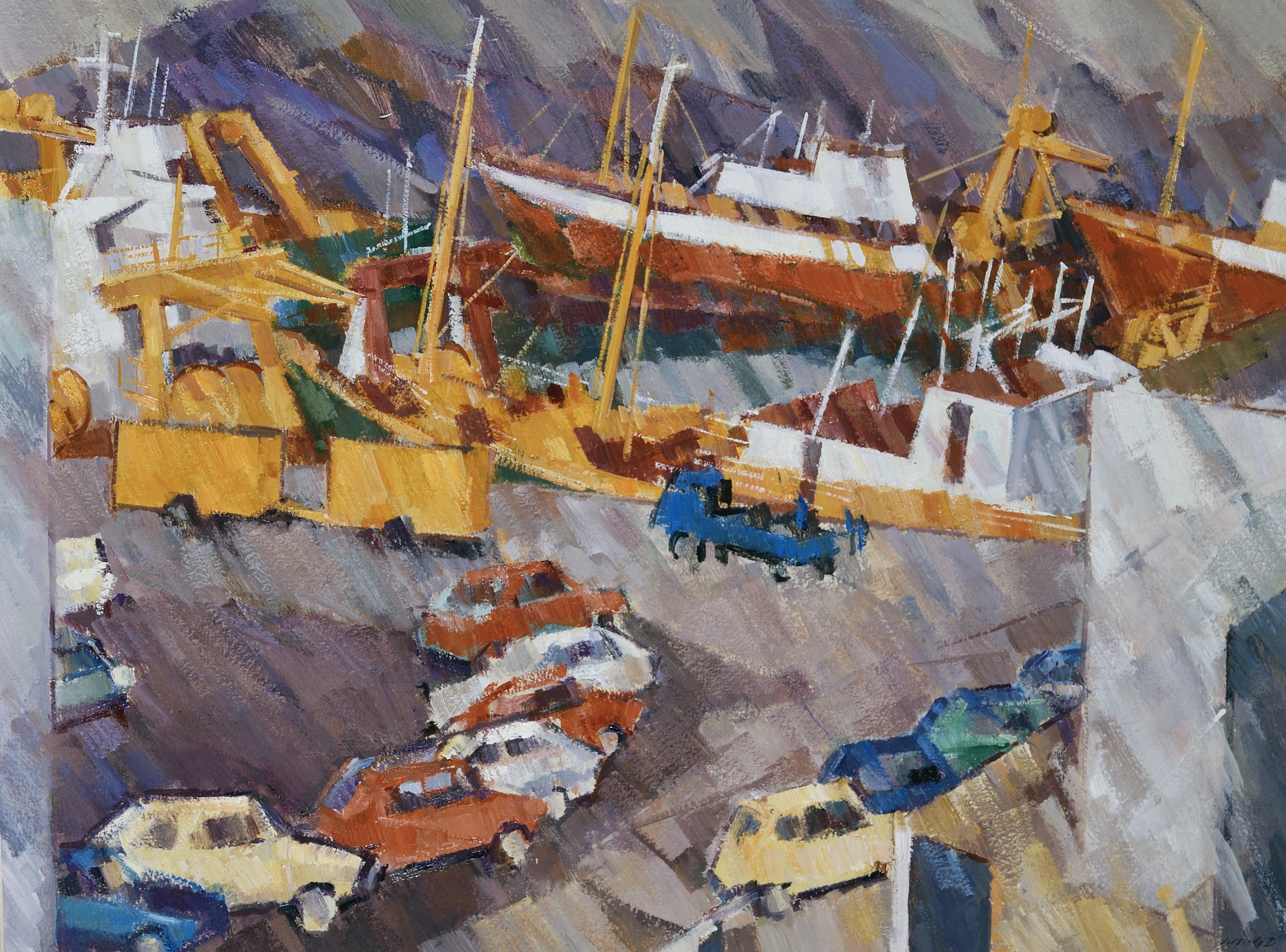 LE MERDY Jean « Quai du moros »