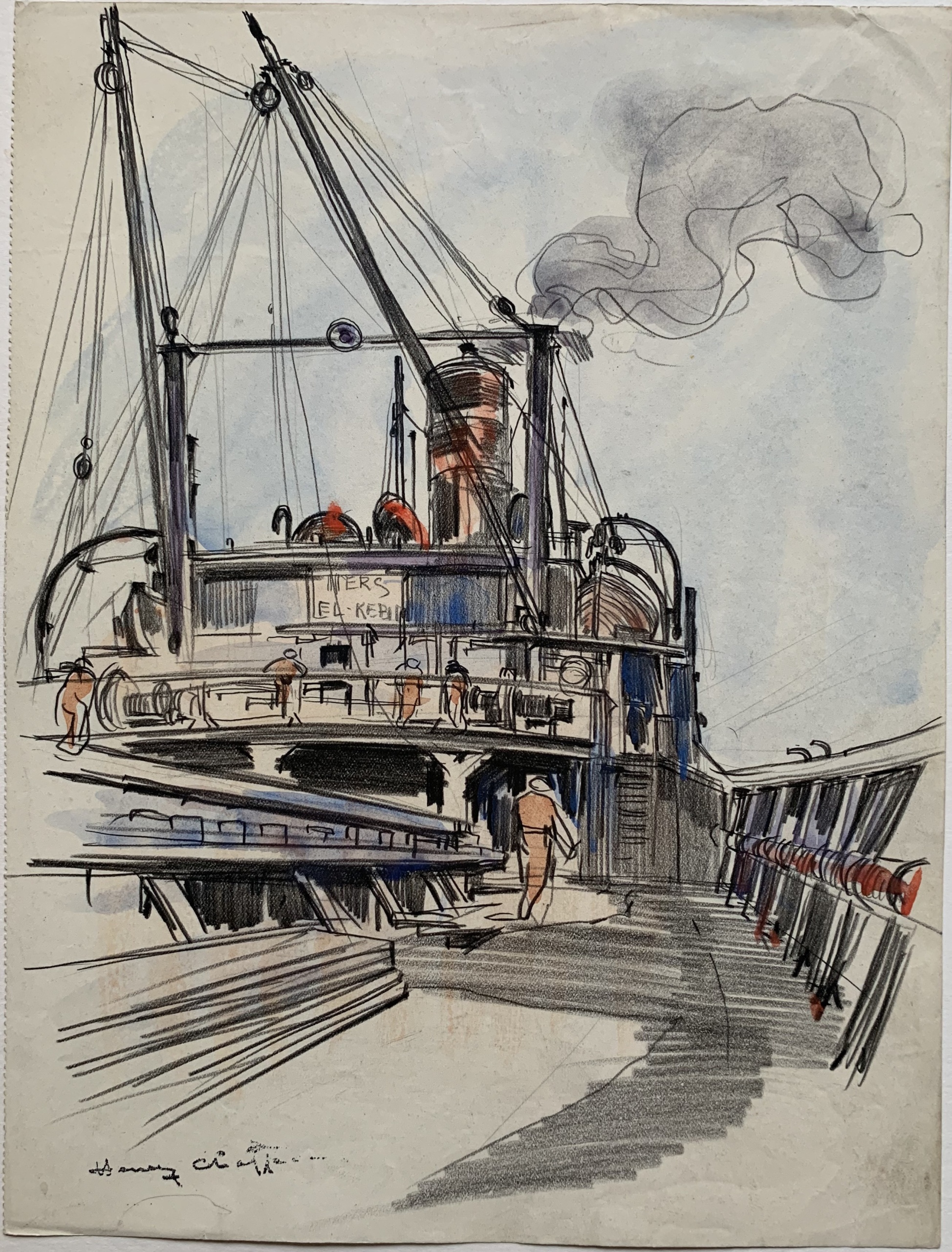 CHEFFER Henri « A bord du Mers el Kebir »